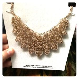 Beautiful gold necklace